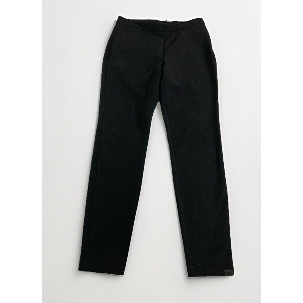 Kjus Sils Pants Womens 38 M Black Fleece Lined Insulated Snow Winter Warm
